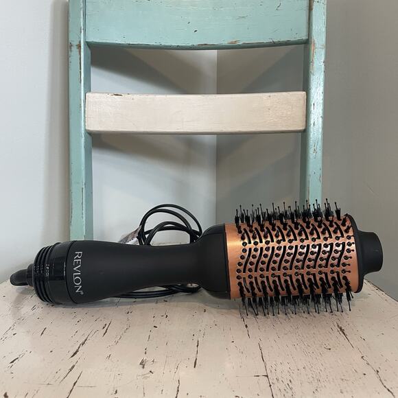 Revlon One-Step Hair Dryer & Volumizer Copper Smooth Edition Styler TESTED